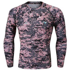 Preowned Nooz Men's Cool Dry Compression Baselayer Long Sleeve T Shirts